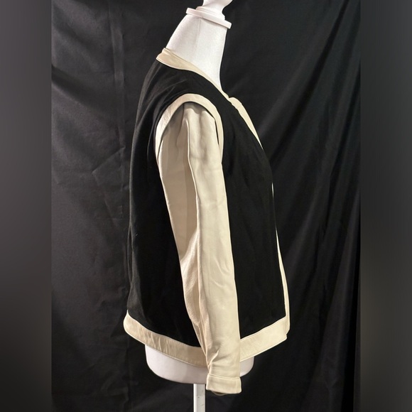 Unique PJK Leather Sleeved Jacket - Picture 5 of 10